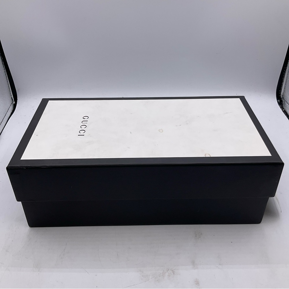 Gucci GG Marmont/Shelly Line/Double G Web Leather Loafers 454638 Size 5 - Picture 13 of 16